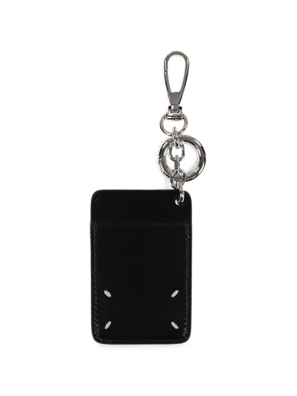 Maison Margiela Sleutelhanger met pasjeshouder Zilver