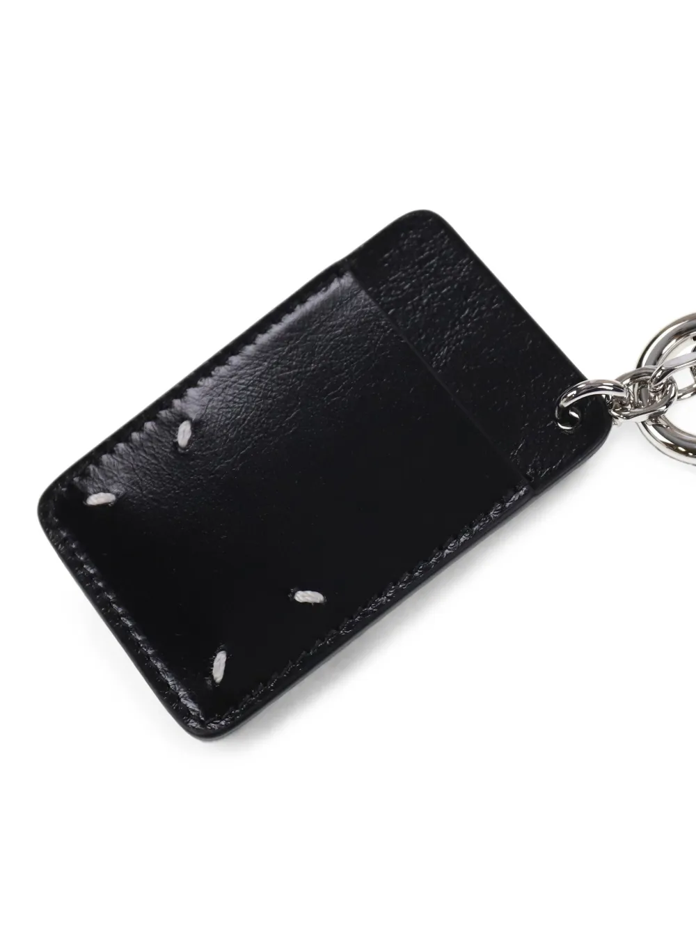Maison Margiela Sleutelhanger met pasjeshouder Zilver