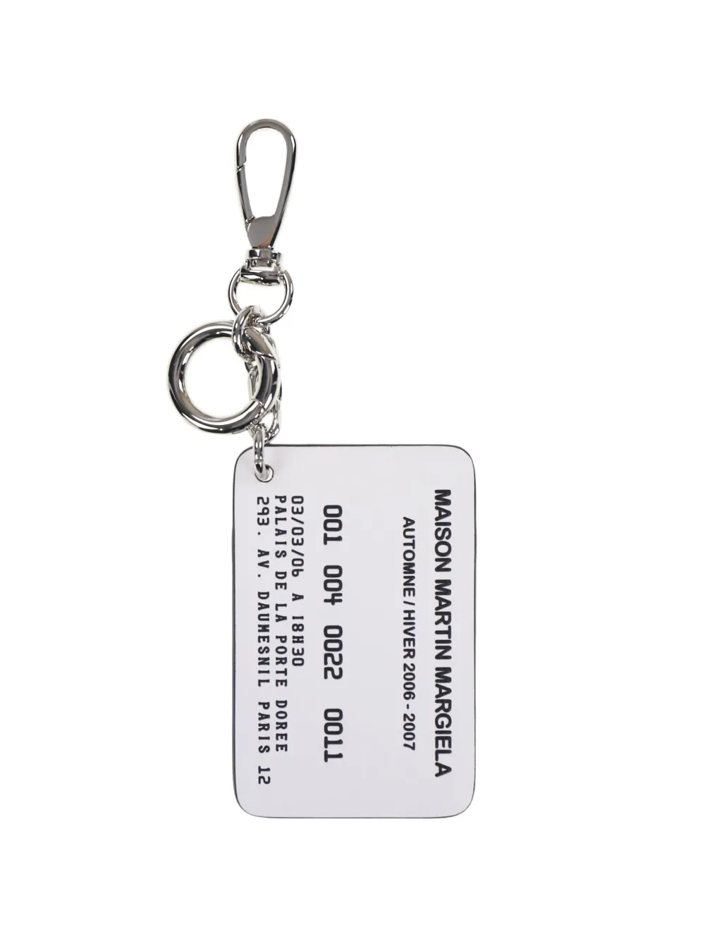 Maison Margiela Cardholder keychain - Argento