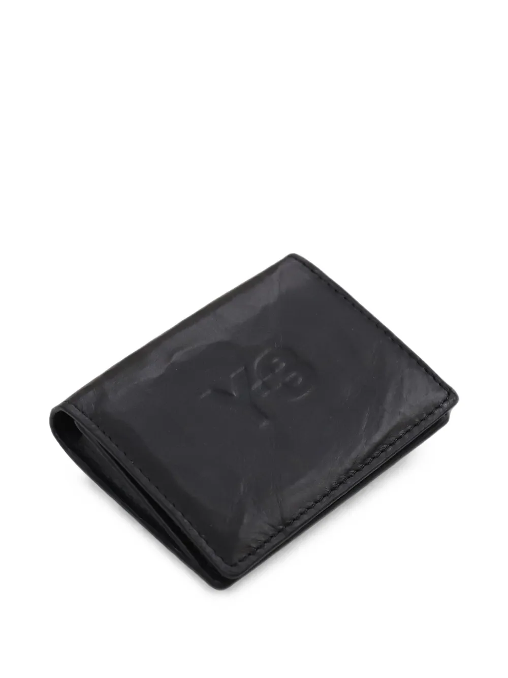 Y-3 Pasjeshouder met logo-reliëf Zwart
