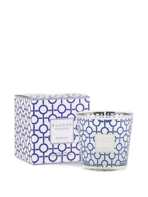 Baobab Collection Gentlemen silk-screened candle