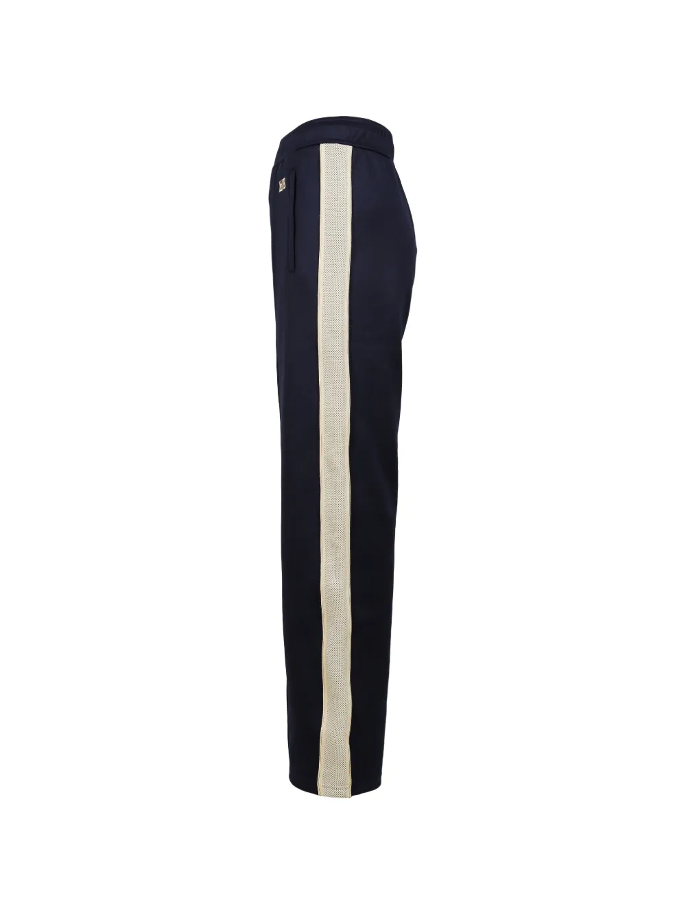 Wales Bonner Motion Track logo-embroidered side-stripe track pants - Blu
