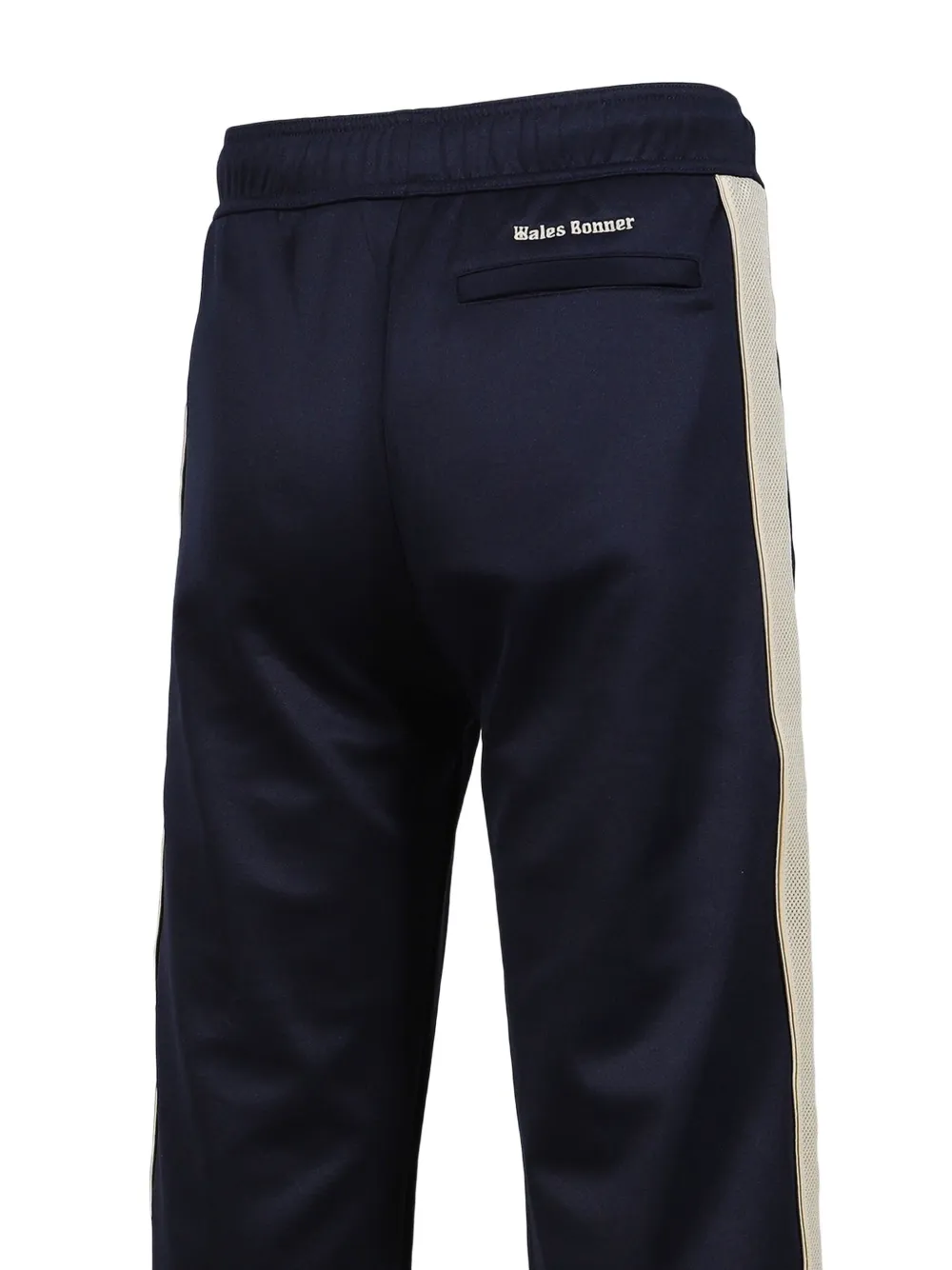 Wales Bonner Motion Track Logo-embroidered Side-stripe Track Pants in Blue, view 4