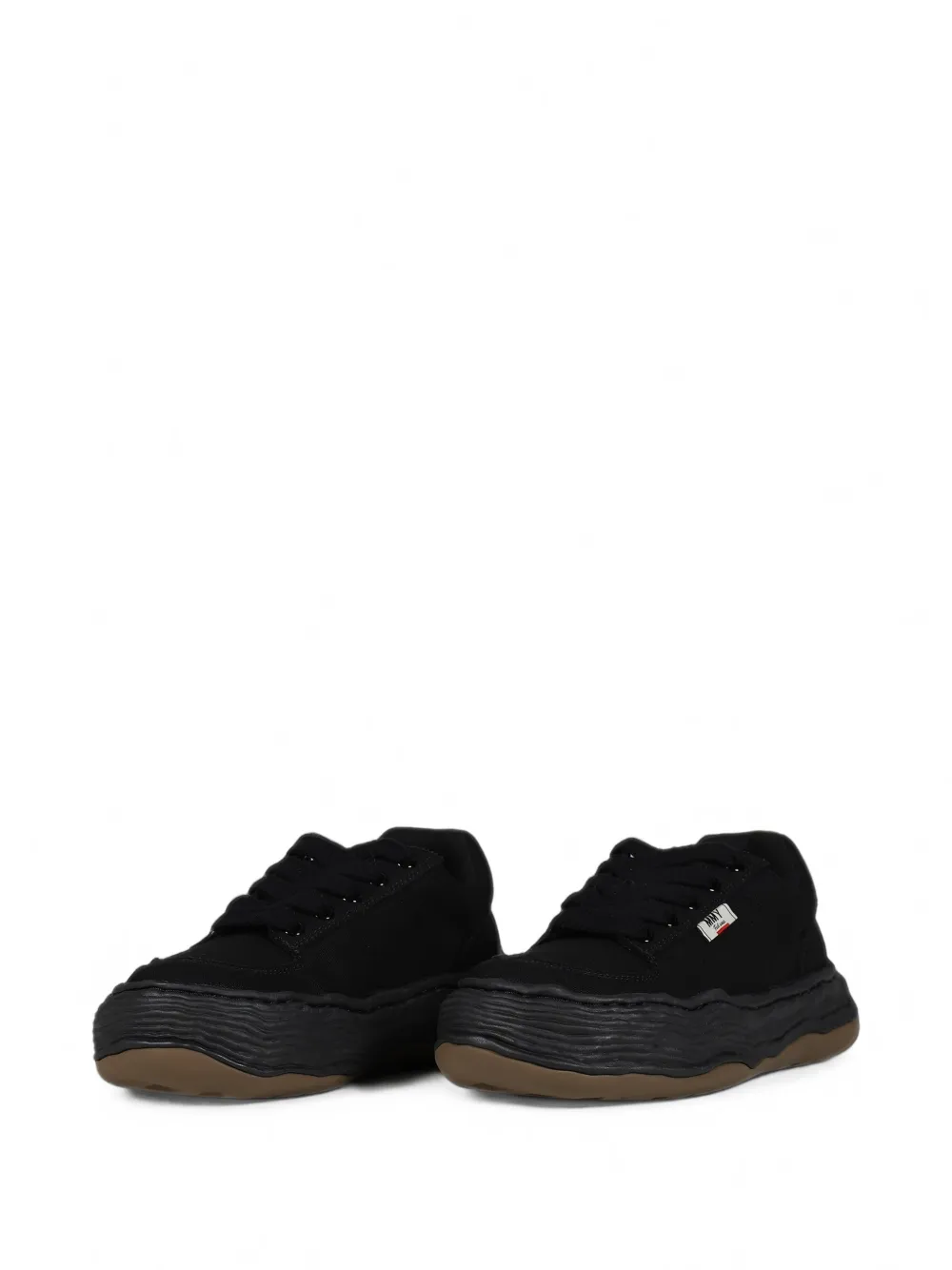 Maison MIHARA YASUHIRO Oliver lace-up sneakers Zwart