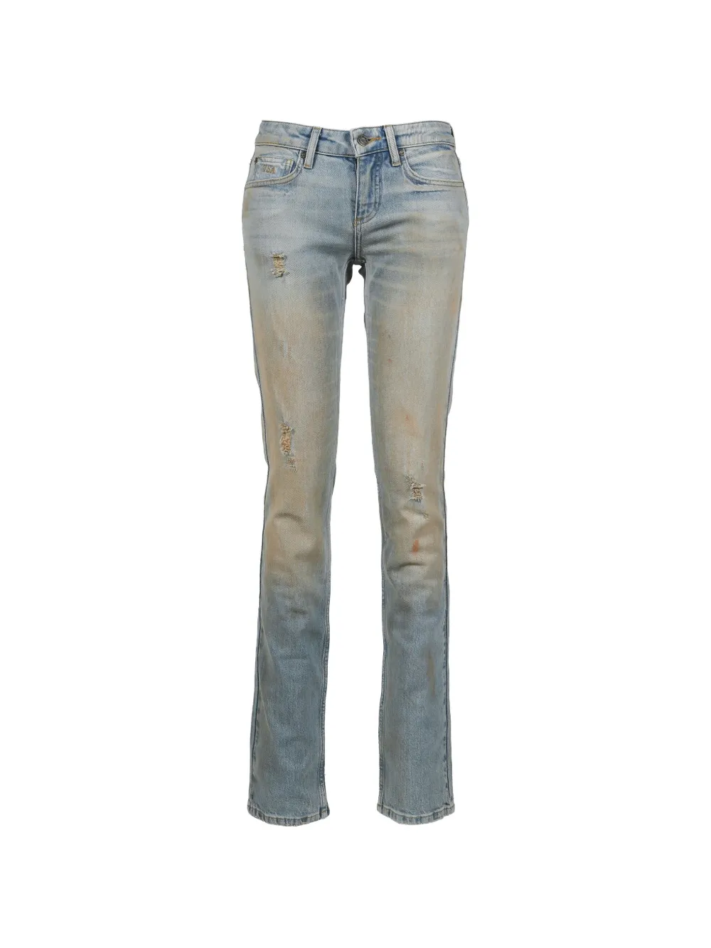 GUESS USA distressed skinny jeans - Blu
