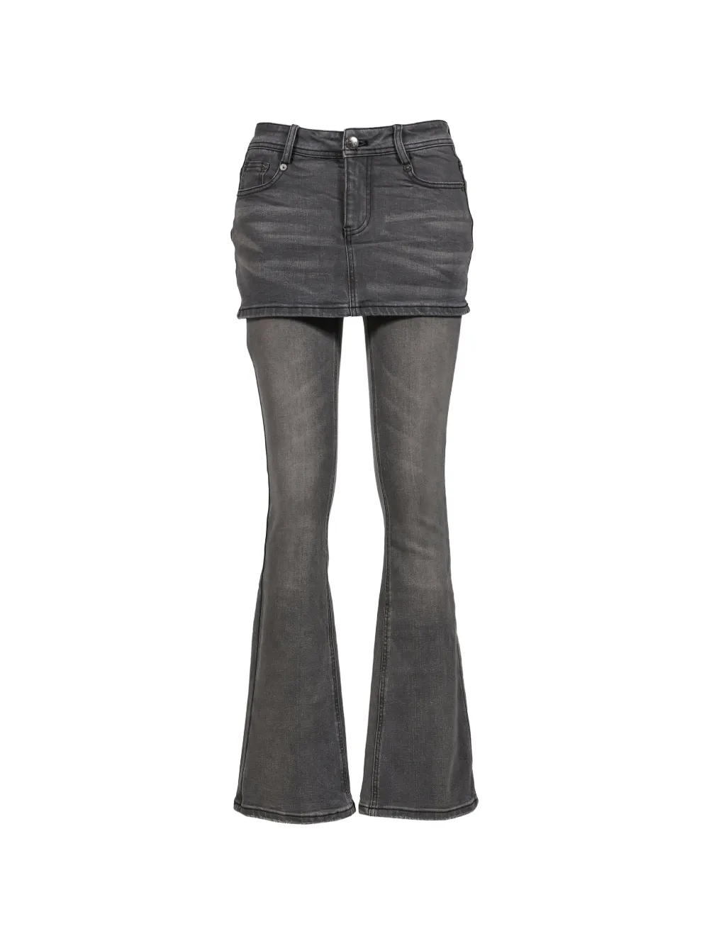 NΦ DRESS layered flared jeans