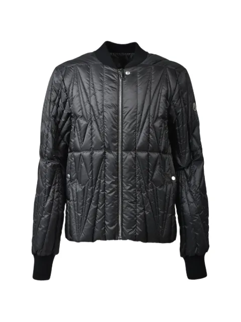 Moncler x Rick Owens Geocamo Flight geometric-quilted jacket