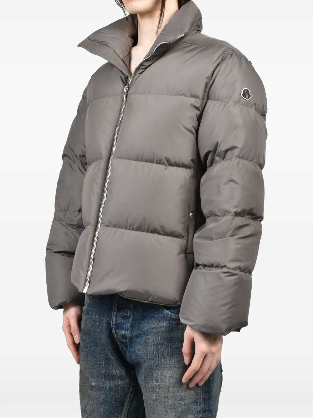 Moncler Cyclopic gewatteerd donsjack Grijs
