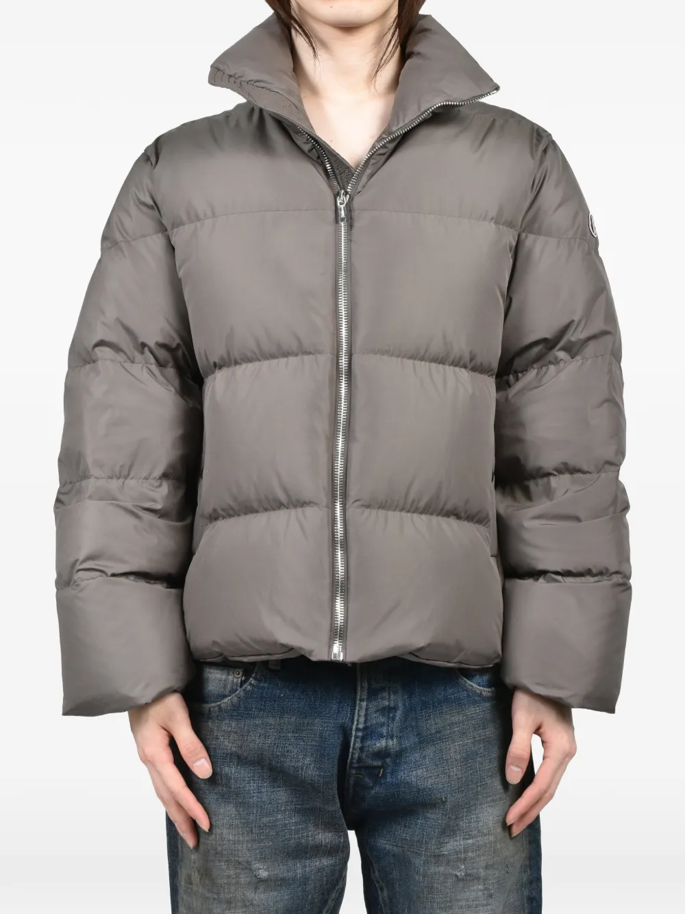 Moncler Cyclopic gewatteerd donsjack Grijs