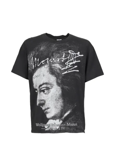 Earthling Collective Mozart vintage graphic-print T-shirt