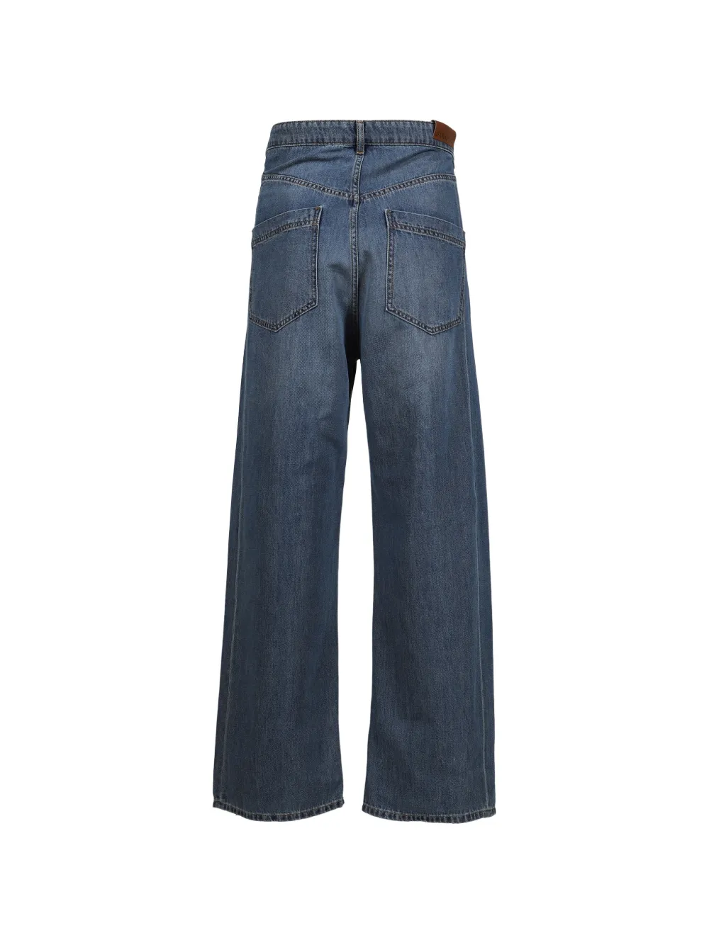 DARKPARK Ined fold-over jeans Blauw
