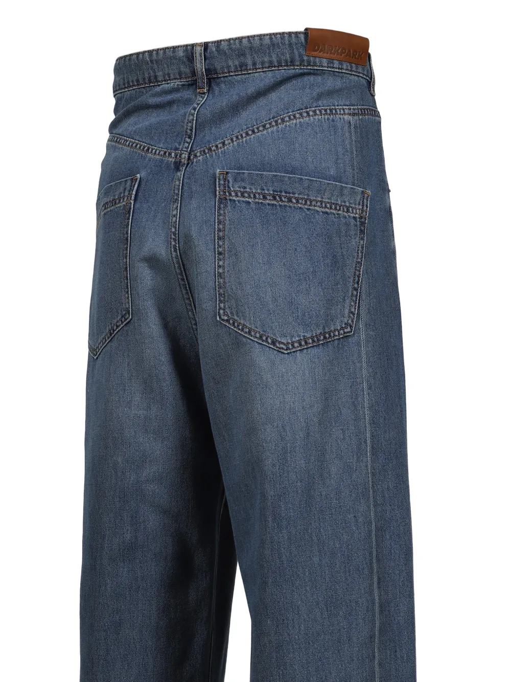 DARKPARK Ined fold-over jeans Blauw