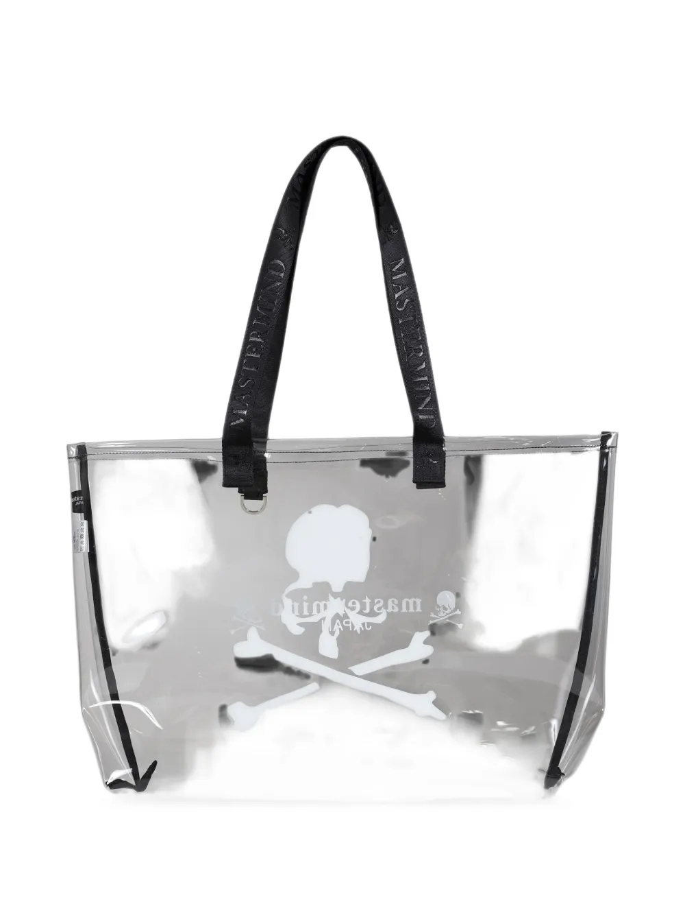 Mastermind Japan skull-print tote bag Beige