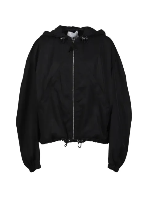 The Attico hooded balloon-fit bomber jacket