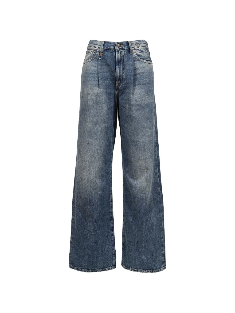 R13 Damon washed jeans - Blau