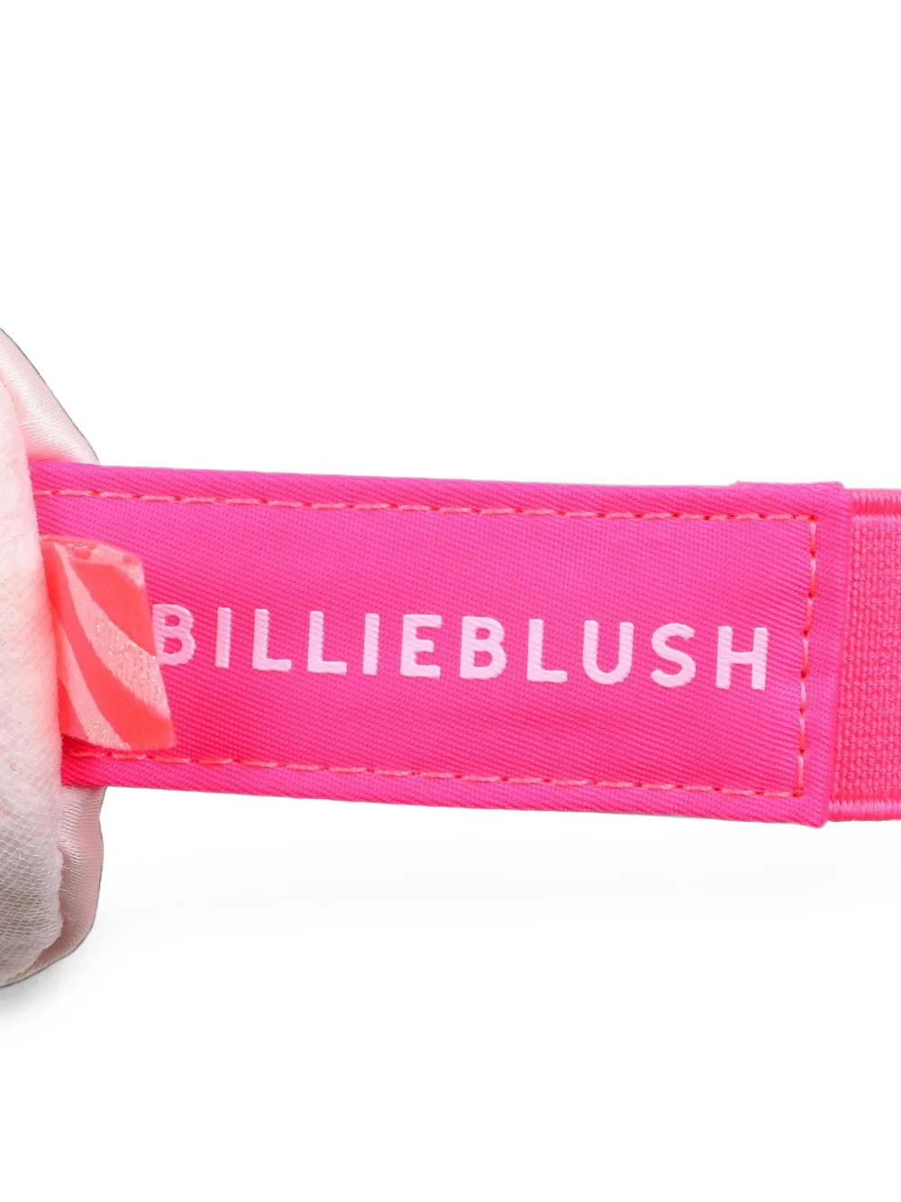 Billieblush bow-embellished sequin-detailed sleep mask Roze