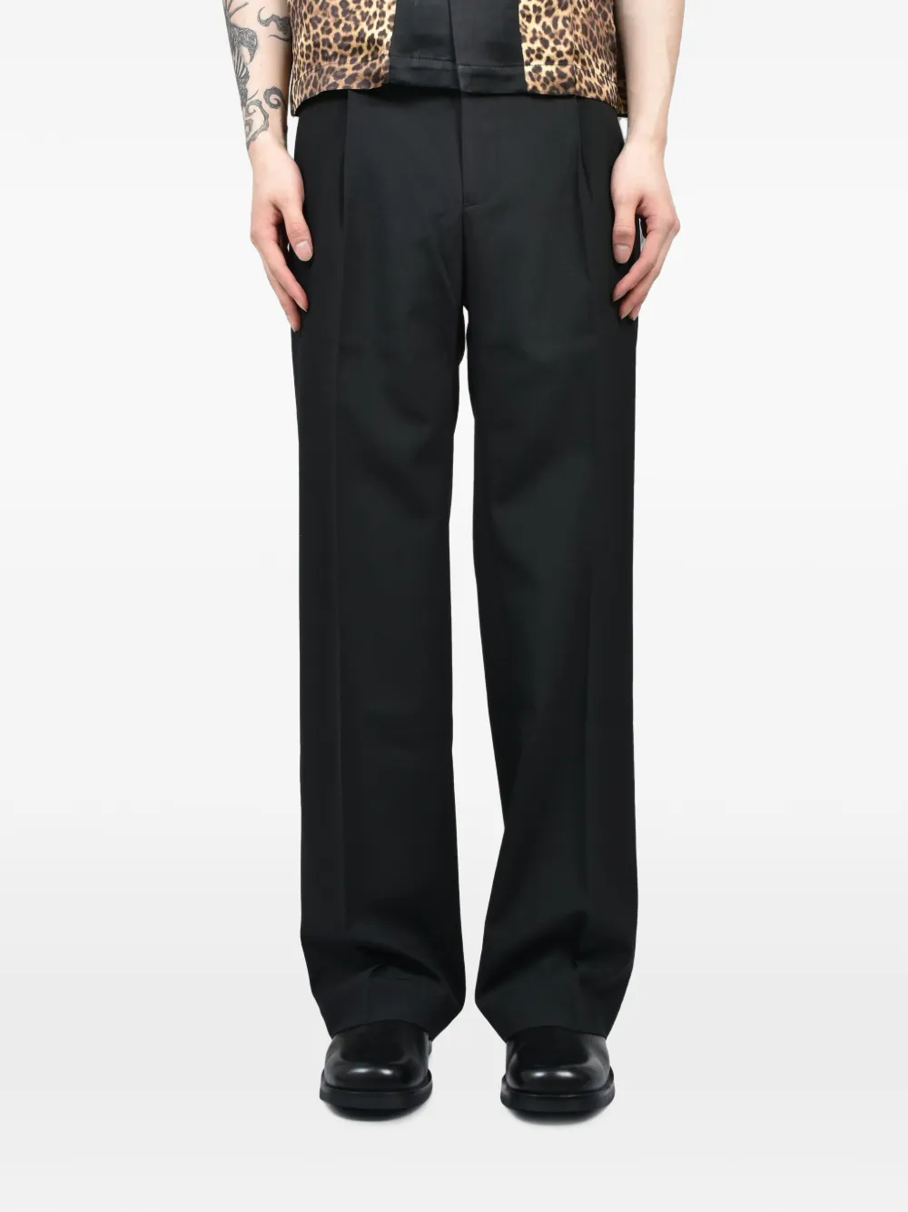 Ernest W. Baker Straight broek Zwart