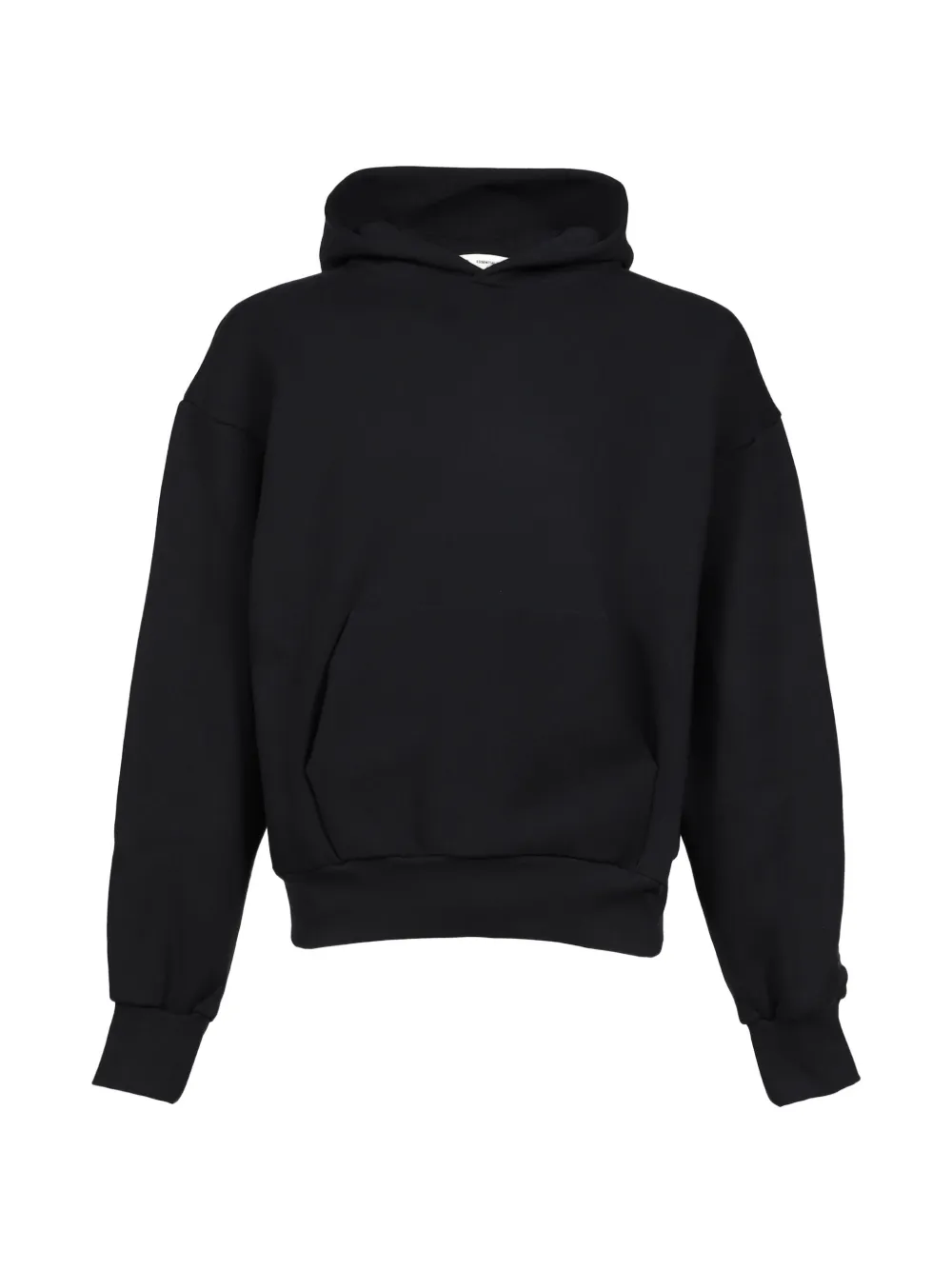 ESSENTIALS logo-print hoodie | Black | Image 1
