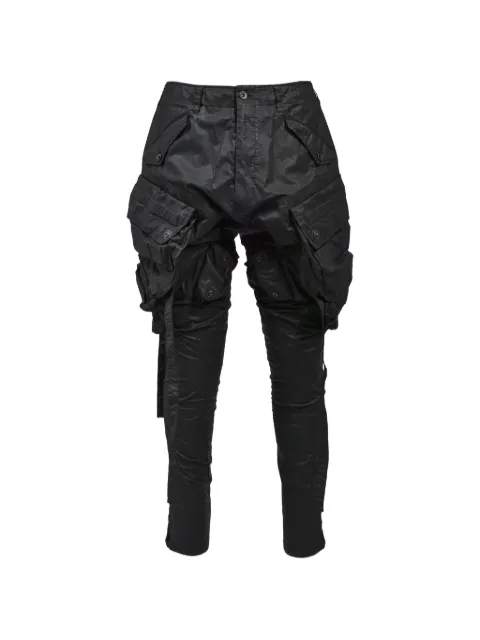 Julius Gasmask coated cargo pants