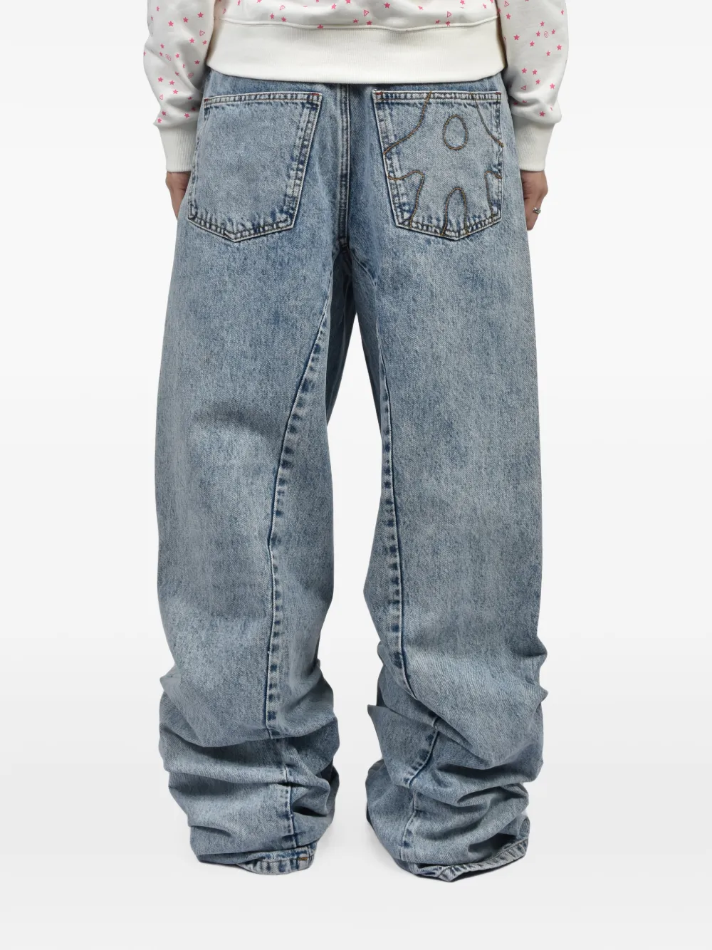 AVAVAV Jessie jeans met wijde pijpen Blauw