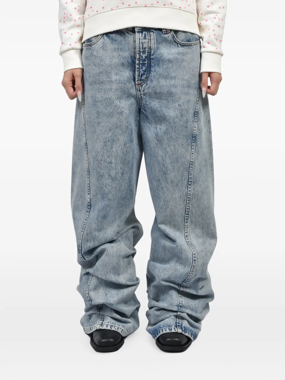 AVAVAV Jessie jeans met wijde pijpen Blauw