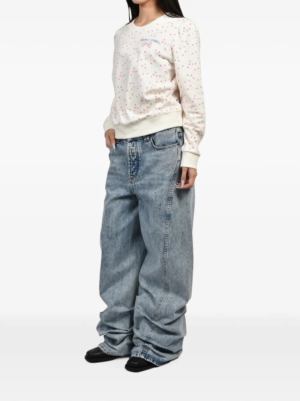 AVAVAV Jessie jeans met wijde pijpen Blauw