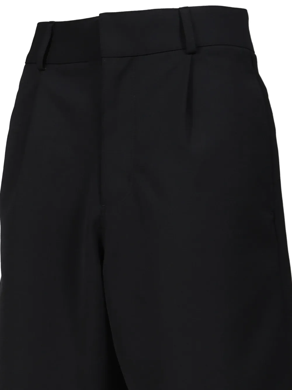 ENTIRE STUDIOS Geplooide shorts Zwart