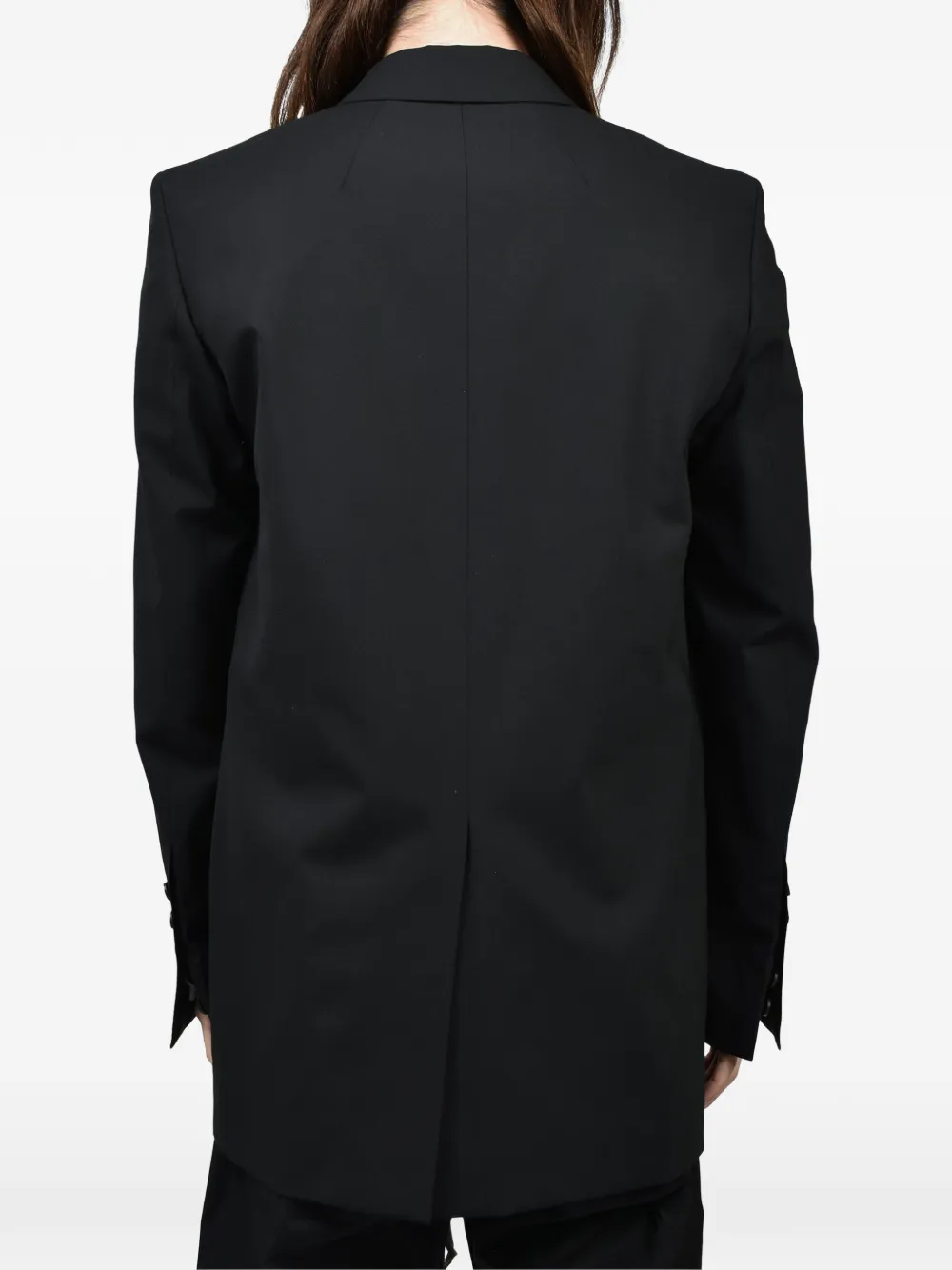 Rick Owens Concordian wollen blazer Zwart