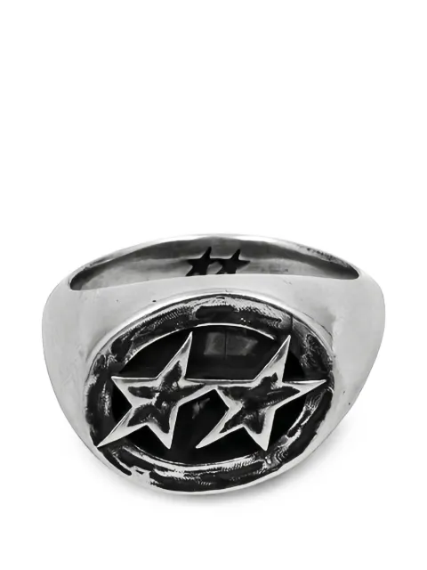 TWOJEYS Icon Signet engraved-logo ring