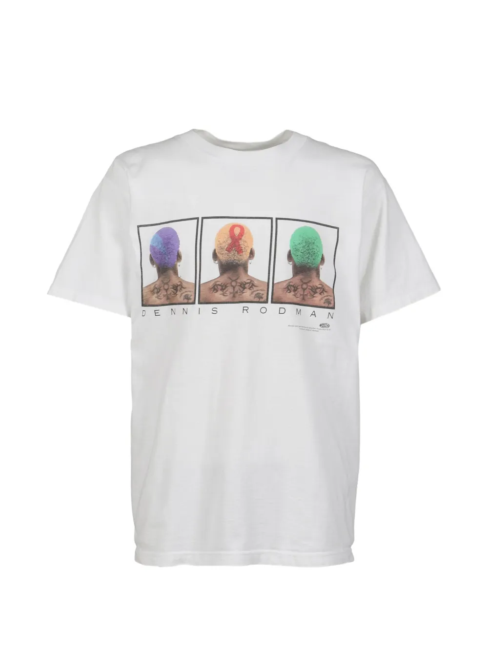 Earthling Collective Dennis Rodman graphic-print T-shirt - Bianco