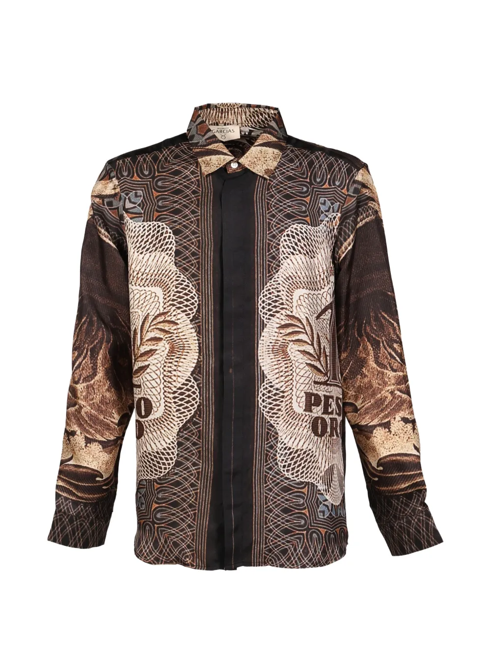 GARCIAS Pesos silk shirt - Schwarz