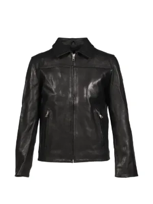 TONYWACK Zipped Leather Jacket | Black | FARFETCH
