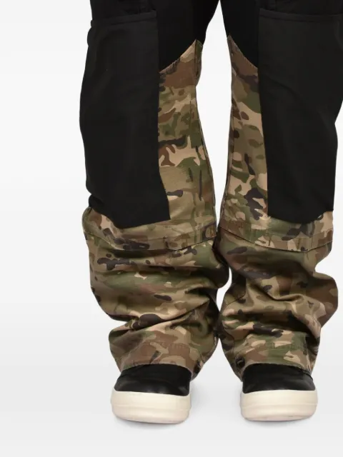 Matthew Williamson mixed-material cargo pants