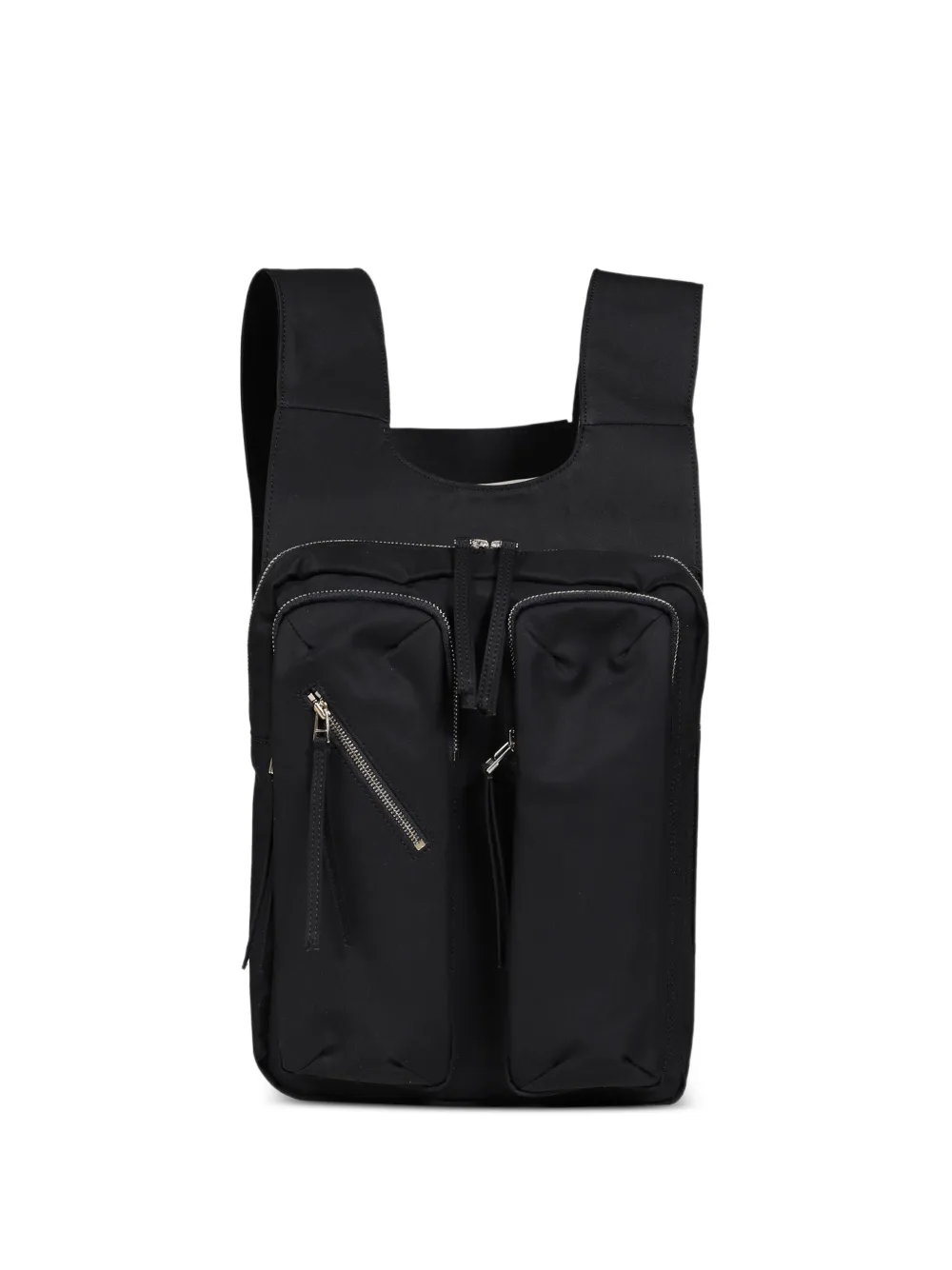 FFFPOSTALSERVICE multi-pocket harness-style backpack - Nero