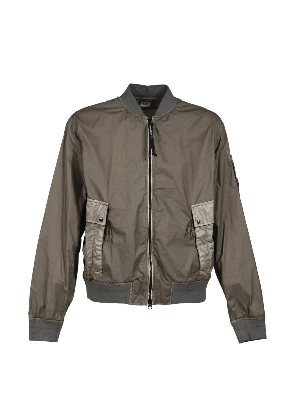 C.P. Company BI-TM mixed Lens bomber jacket - Grigio