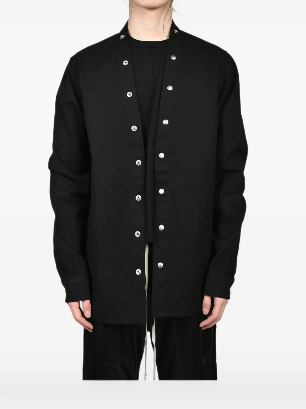 Rick Owens DRKSHDW Larry overhemd met V-hals Zwart