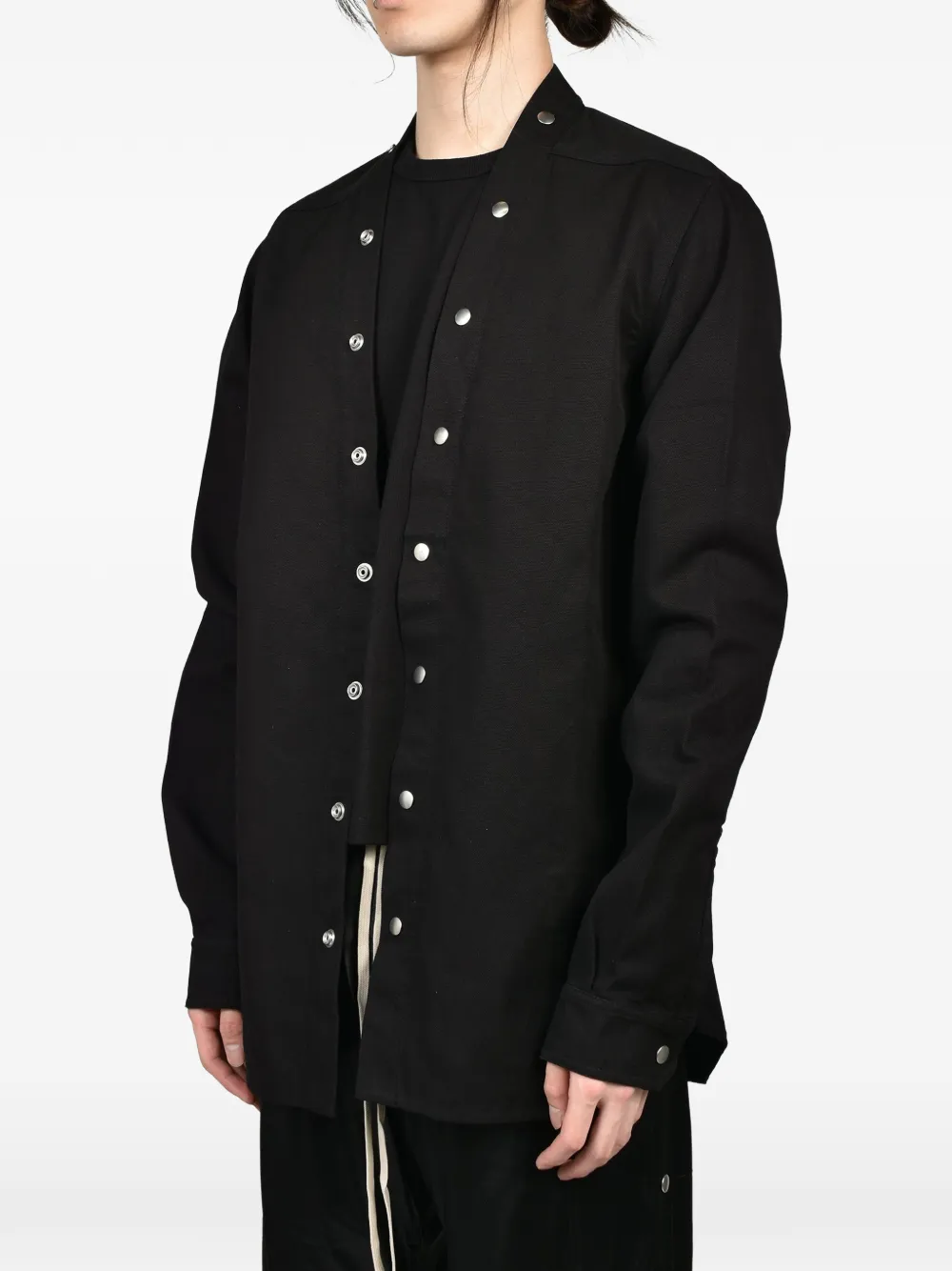 Rick Owens DRKSHDW Larry overhemd met V-hals Zwart