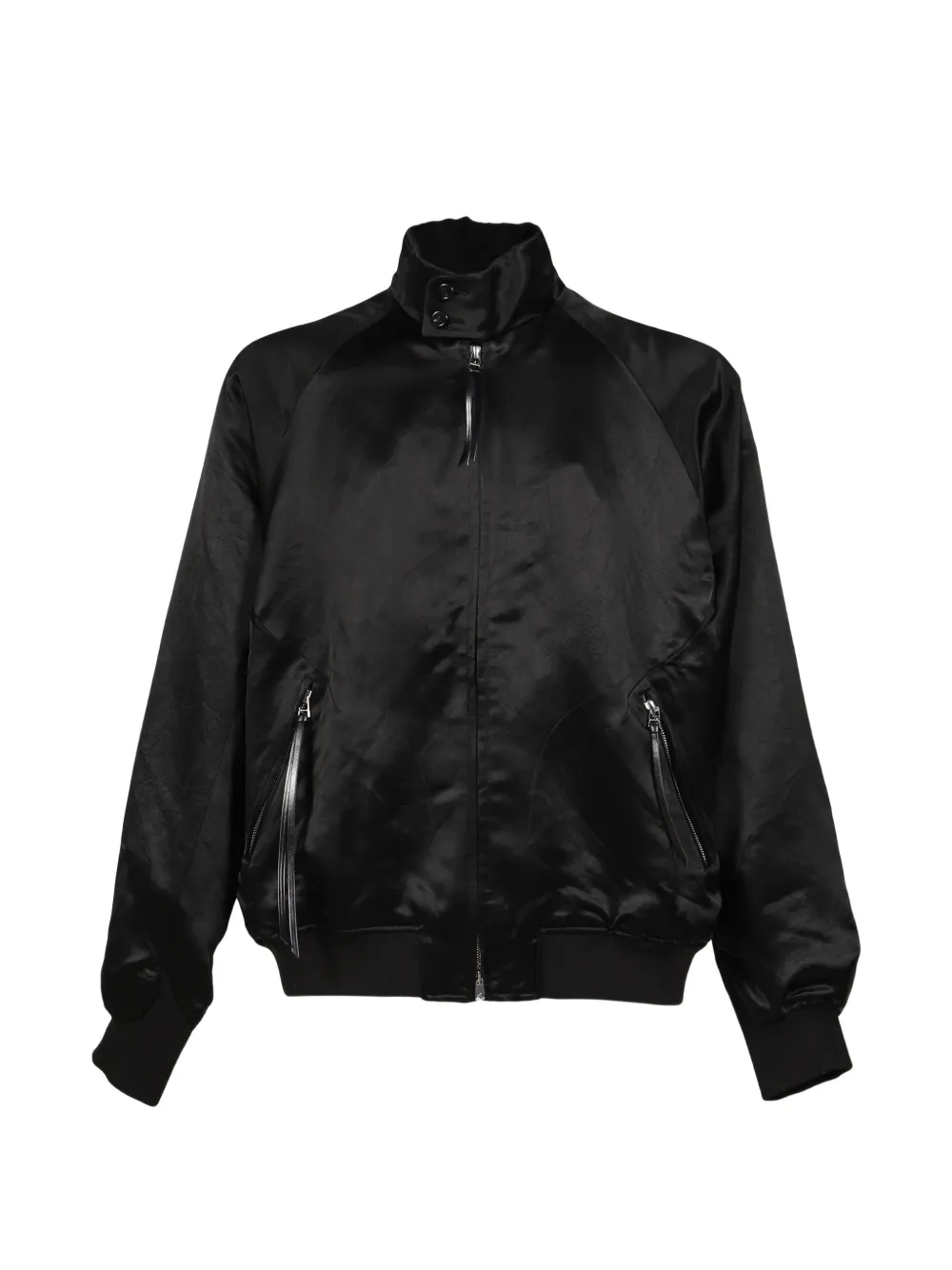 Post Archive Faction Opening mock-neck bomber jacket - Schwarz