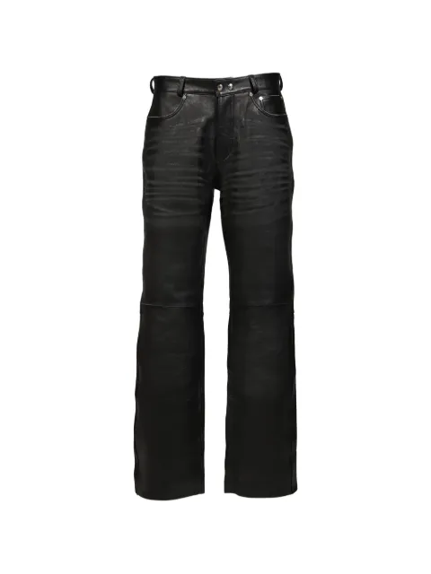OUR LEGACY Carlson Cut leather trousers