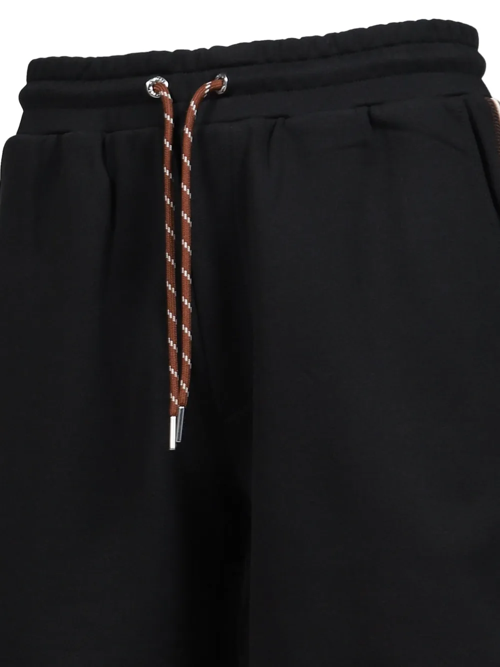 Moncler Shorts met logopatch Zwart