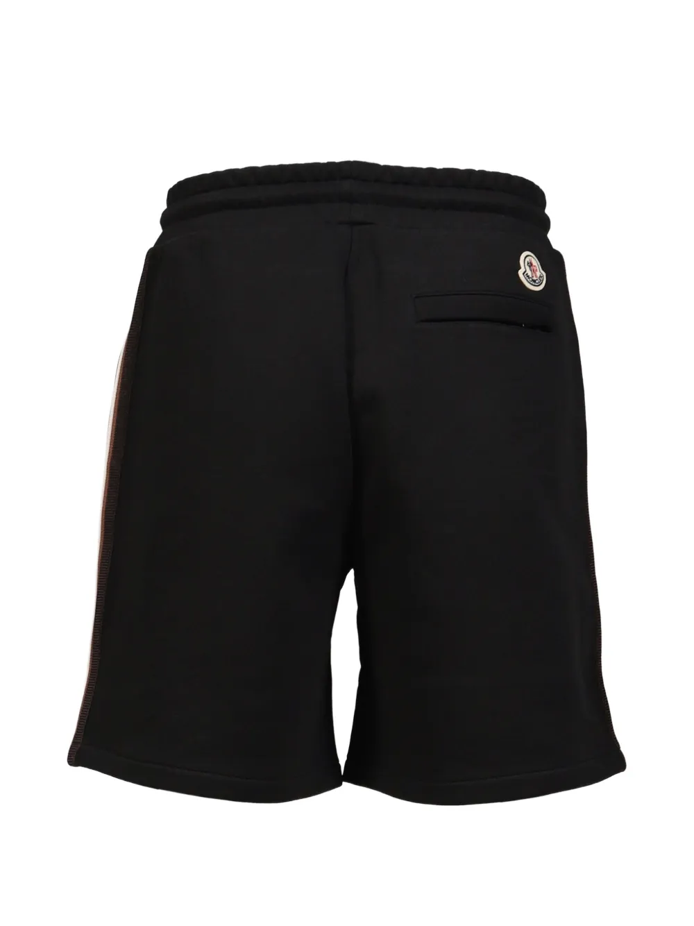Moncler Shorts met logopatch Zwart