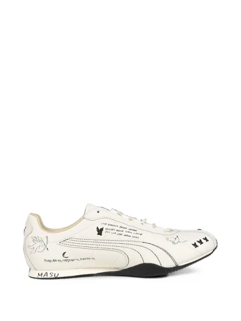 PUMA x Masu H-Street Boys Note graphic-print leather sneakers