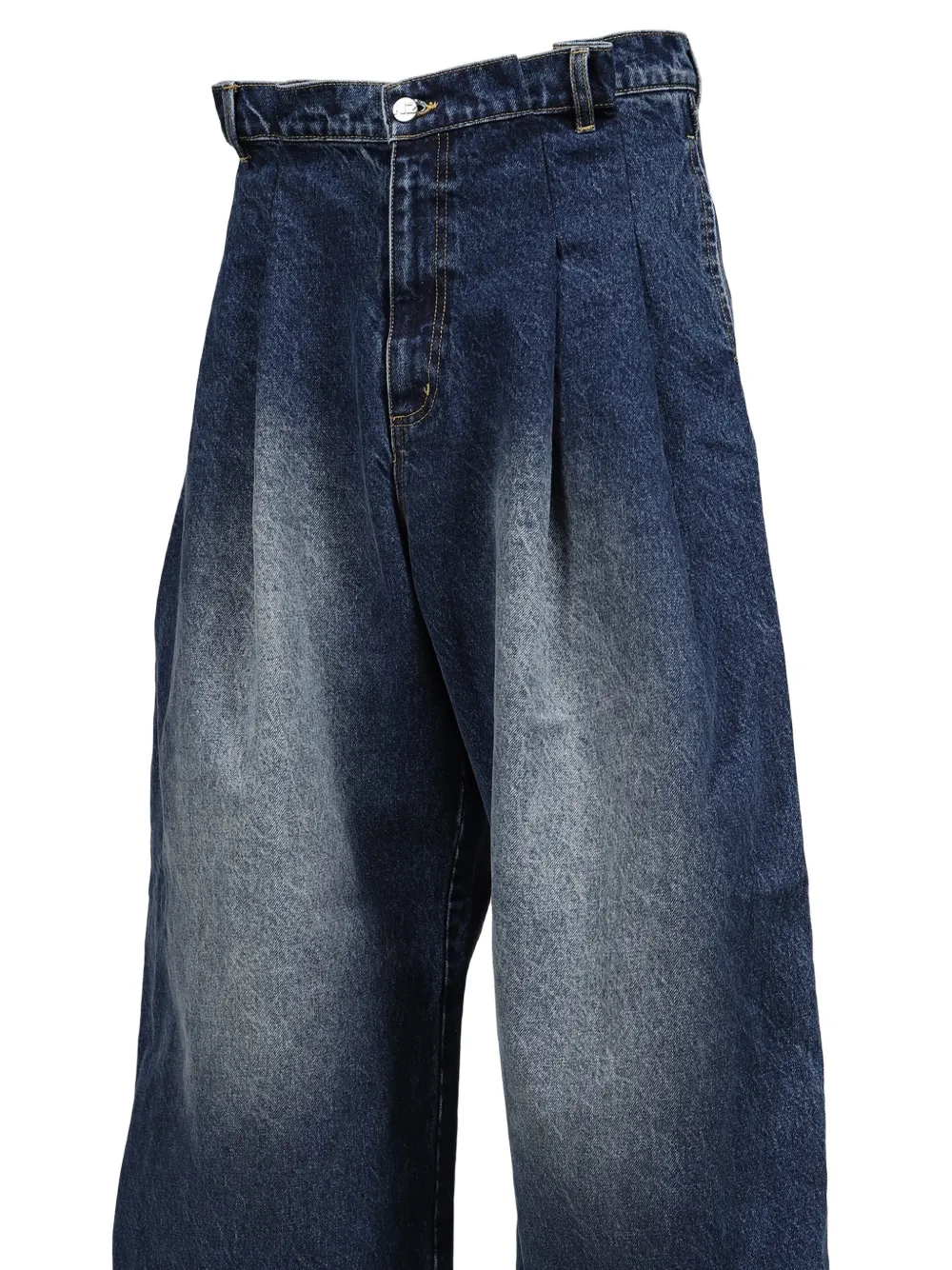 Natasha Zinko Jeans met wijde pijpen Blauw