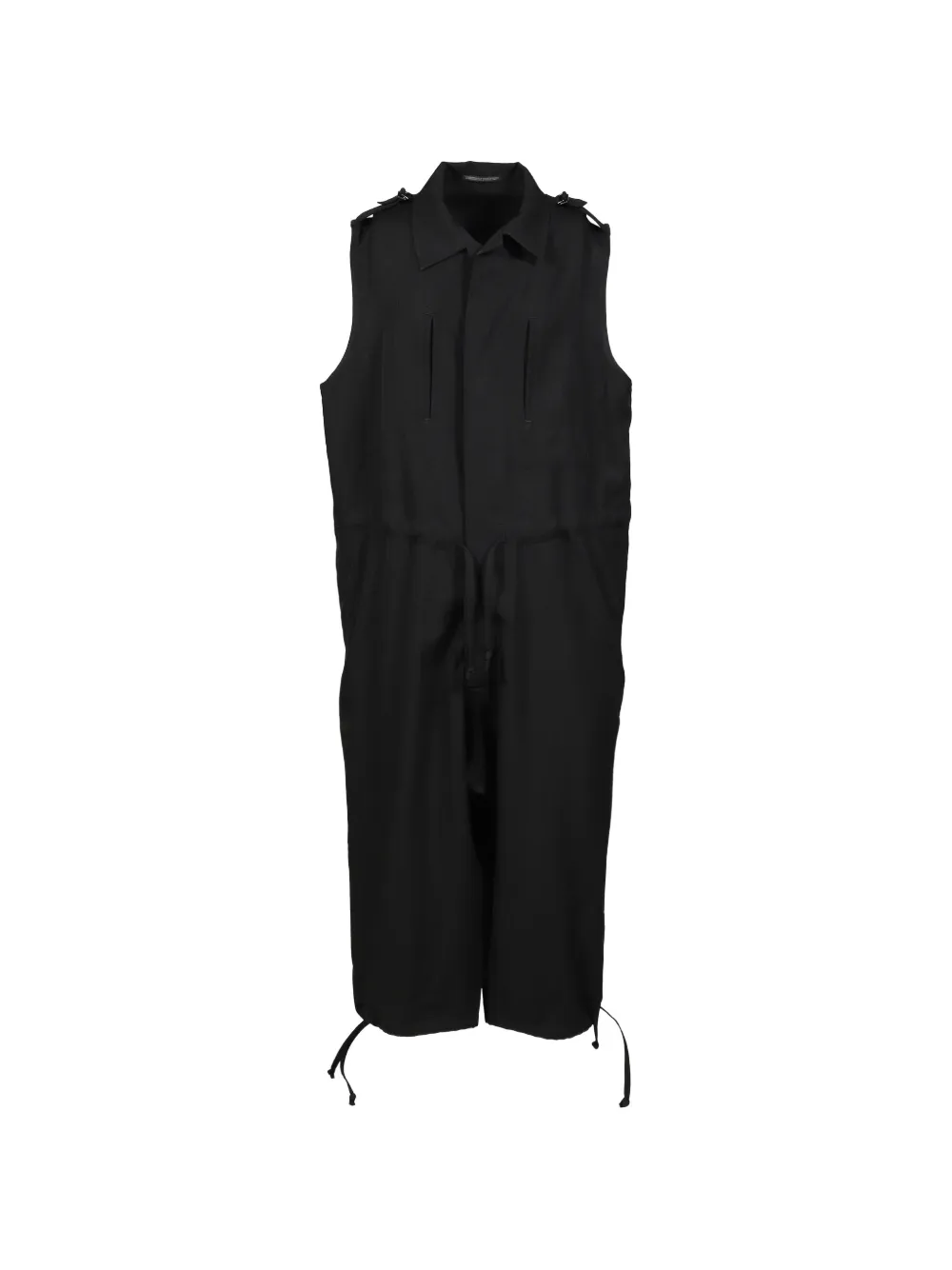 Yohji Yamamoto Tuta intera in lana - Nero