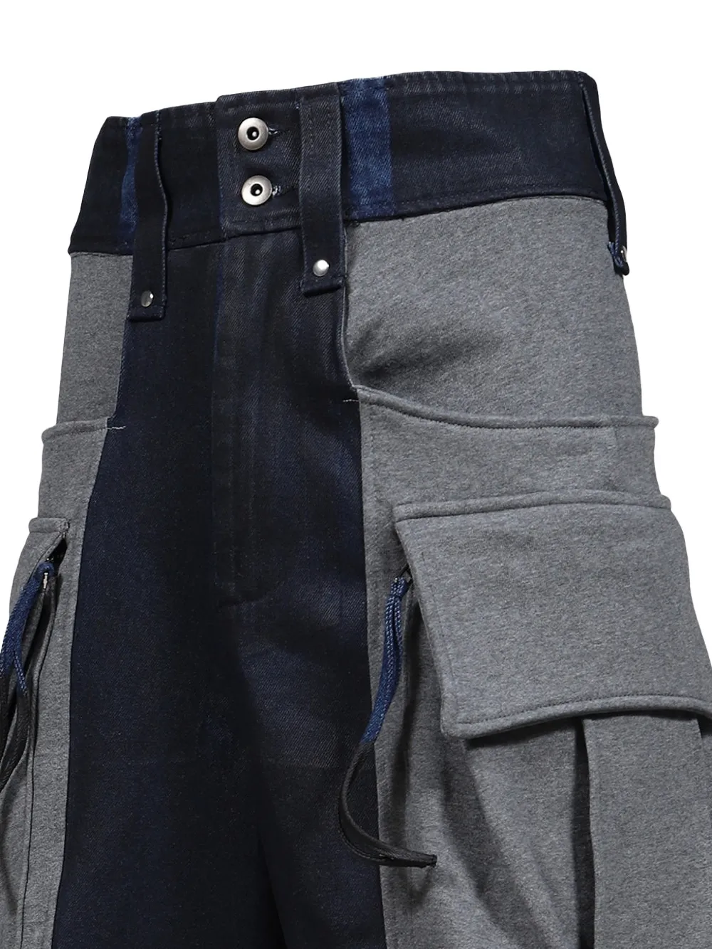 Zanone Cargo shorts met vlakken Grijs
