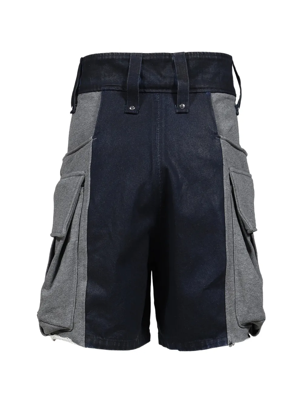 Zanone Cargo shorts met vlakken Grijs