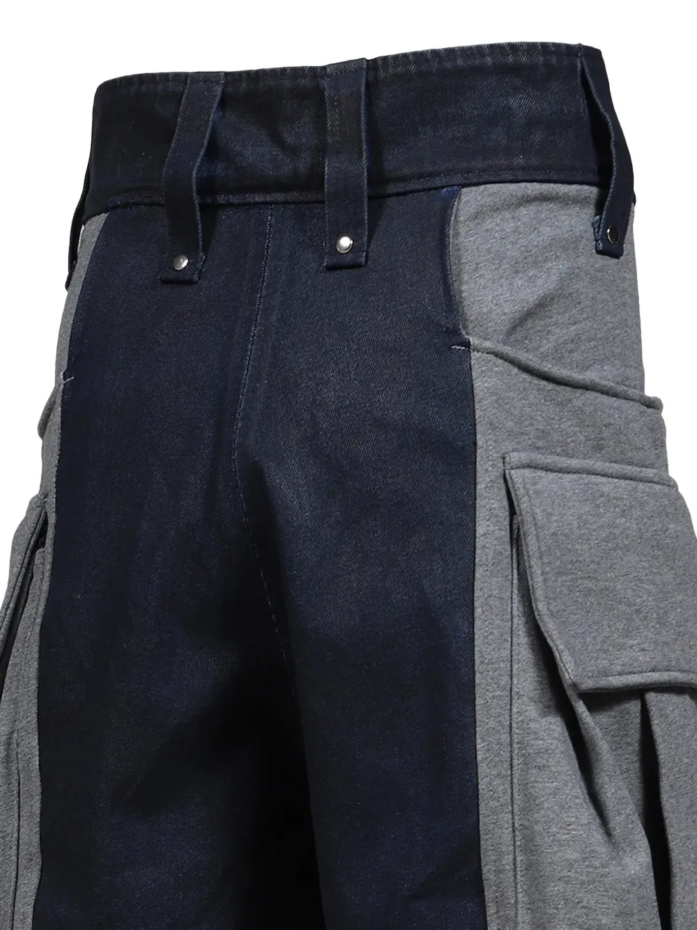 Zanone Cargo shorts met vlakken Grijs