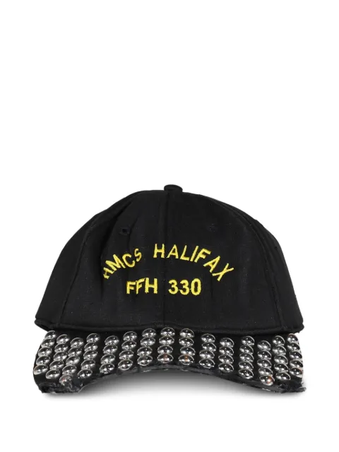 Joshua J. embroidered stud-embellished cap