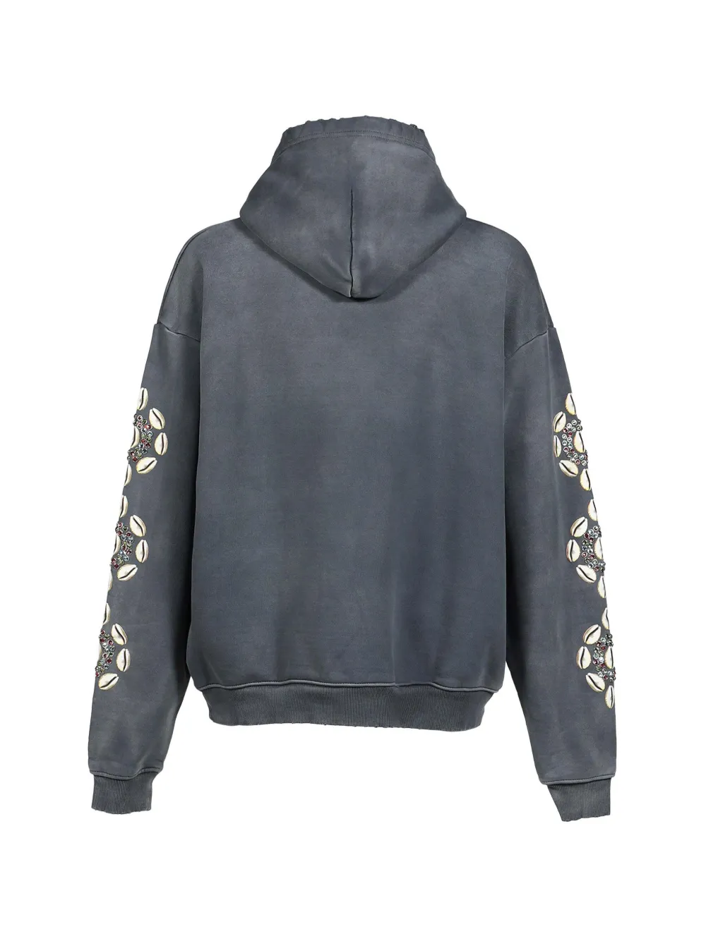 BARRIERS Cowrie Crystal hoodie Zwart