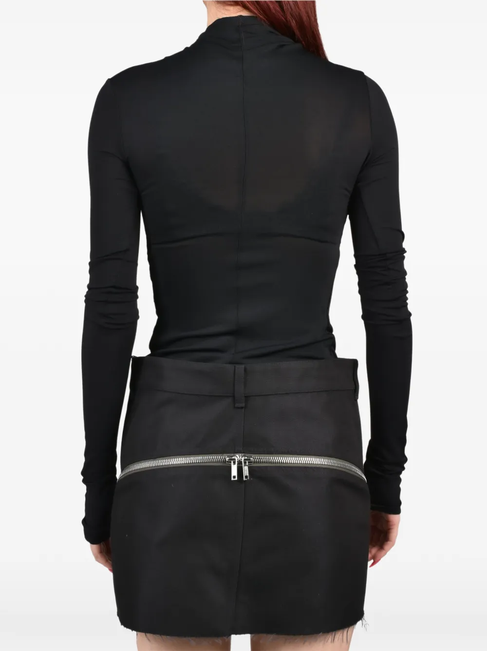 Rick Owens Lilies Kairo gedraaide top Zwart
